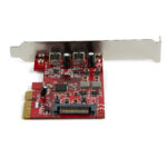 Tarjeta PCI Express Startech Pexusb312C3/USB 3.1/2Puertos USB-C/Hasta 10Gbps