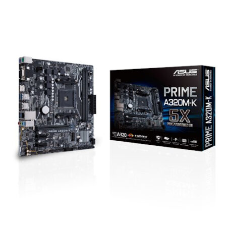 Mb ASUS Prime A320M-K AMD Socket Am4 Ryzen/2Xdd4/Usb3.1