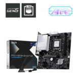 Mb MSI Pro H810M-B Wifi6E Socket Lga 1851/2Xddr5/HDMI/DP/Wi-Fi 6E/PCIE 5.0/Micro ATX