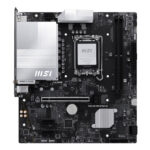 Mb MSI Pro H810M-B Wifi6E Socket Lga 1851/2Xddr5/HDMI/DP/Wi-Fi 6E/PCIE 5.0/Micro ATX