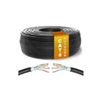 Bobina De Cable Utp Cat6A Panduit Puo6X04Bl-Ceg Planta Externa Con Gel/De 4 Pares/305M/Color Negro
