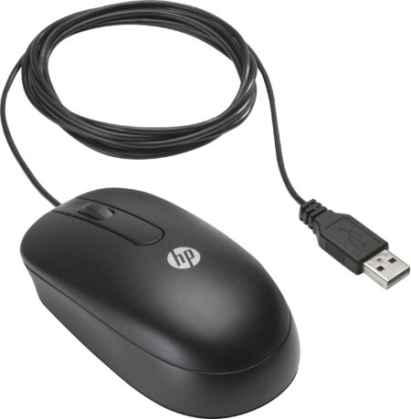 Mouse Alambrico HP Qy777Aa Negro/USB