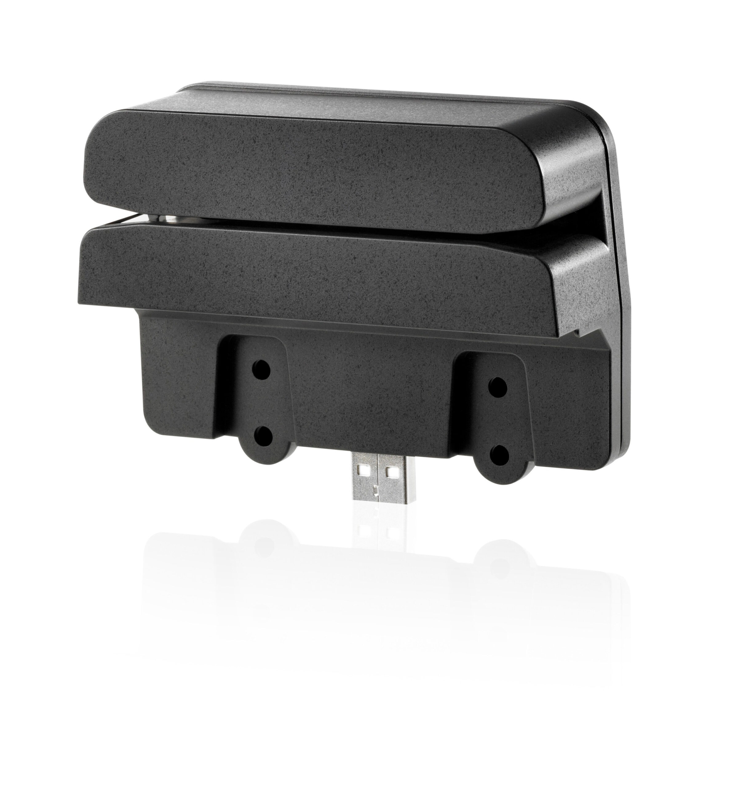 HP QZ673AA lector de tarjeta magnética Negro USB