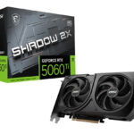 T/Video MSI Geforce Rtx 5060 Ti 8G Shadow 2X Oc Plus/8Gb Gddr7/PCI-E 5.0/HDMI/DP/Color Negro