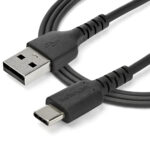 Cable USB-A A USB-C Startech Rusb2Ac2Mb/2M/Color Negro