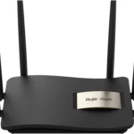 Router Inalambrico Ruijie Rg-Ew7200Bepro/2.4-5Ghz/Doble Banda/1 Puerto 2.5G WAN/1 Puerto 2.5G LAN/WAN/3 Puertos 2.5G LAN/4 Puertos Gigabit LAN/8 Antenas Externas De 6Dbi/Color Negro