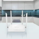 Router Inalambrico Ruijie Rg-Ew6000Gx/2.4-5Ghz/Doble Banda/4 Puertos LAN Gigabit/8 Antenas De 5Dbi/Color Negro