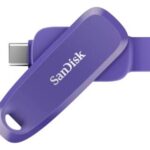 Memoria USB-C 3.2 128Gb Sandisk Phone Drive For Android Sdddc6-128G-G46Po 100Mb/S/Purple Opulence