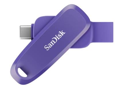 Memoria USB-C 3.2 128Gb Sandisk Phone Drive For Android Sdddc6-128G-G46Po 100Mb/S/Purple Opulence
