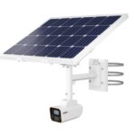 Cámara Solar IP 4 Mp, Lente 3.6 Mm (92°), Ir Hasta 20 Mts,Ia Reconocimiento De Objetos,Wdr,Onvif, Altavoz, Microfono, IP67