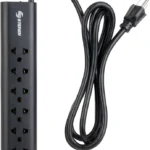 ##BARRA MULTICONTACTO STEREN 905-210 6 SALIDAS AMERICANAS/EUROPEAS, 15A, 1.7 M, NEGRO (OPENBOX)