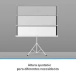 Pantalla De Proyeccion 84" Steren Con Tripie/Color Blanco/Pro-014