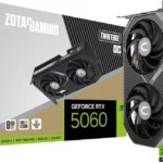 T/Video Zotac Zt-B50610F-10M Geforce Rtx 5060 Ti/8Gb Gddr7/PCI-E 5.0/HDMI/DP/Color Negro