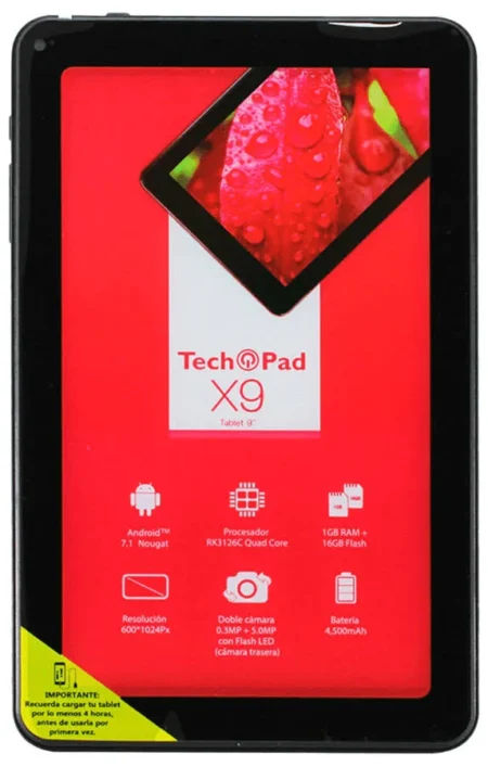 Tablet Tech Pad 10″ Quad Core, 1Gb, Bluetooth, Android 5.0