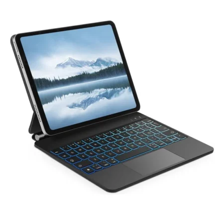 Teclado Apple Magic Keyboard Para El Ipad Air De 11″ Negro