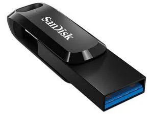 Memoria USB 3.2 256Gb Sandisk Sdddc6-256G-G46 Para Telefonos Android/USB Tipo-C/Tipo A/Color Negro