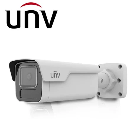 Camara Mini Bullet IP Unv (Uniview) Ipc2128Sb-Adf28Kmc-I0 8Mpx/Lente De 2.8Mm/Micro SD Hasta 256Gb/12Vdc & PoE/Modo Corredor/Disuasion Activa Con Luz Blanca/Wdr 120Db/IP67/30M Ir