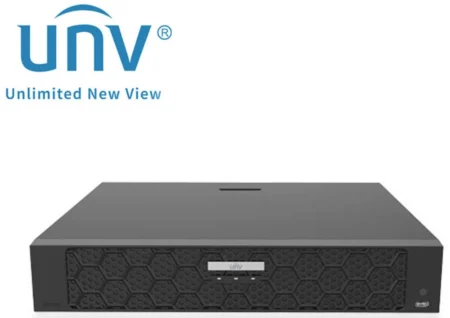 Nvr 32 Canales Unv (Uniview) Nvr504-32B-P16, Ultra 265/16 Puertos PoE/4 Slots Para Disco Duro 10Tb/HDMI/VGA/Metadata
