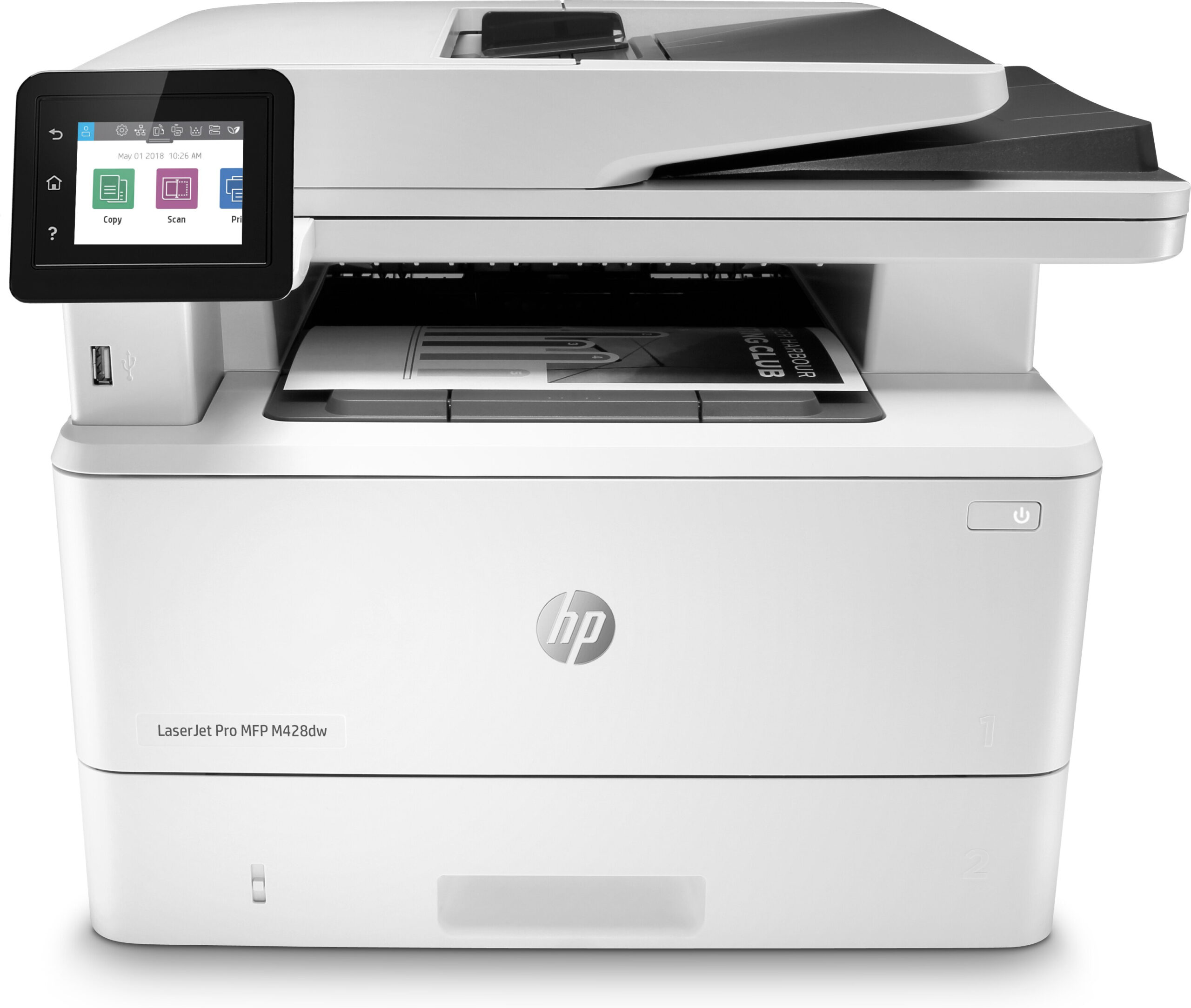 HP LaserJet Pro Impresora multifunción M428dw, Impresión, copia, escaneado, correo electrónico, Escaneo a correo electrónico