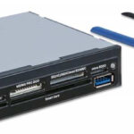 Lector/Grabador De Multiples Tarjetas Manhattan 101974 USB 3.0 Superspeed Para Bahia De Montaje De 3.5" 34 En 1