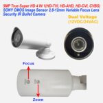 Camara Ptz Bullet Qian Yao Qcbp1701 4X/1080P/Ip66, Kit Cable 485/Desarmador