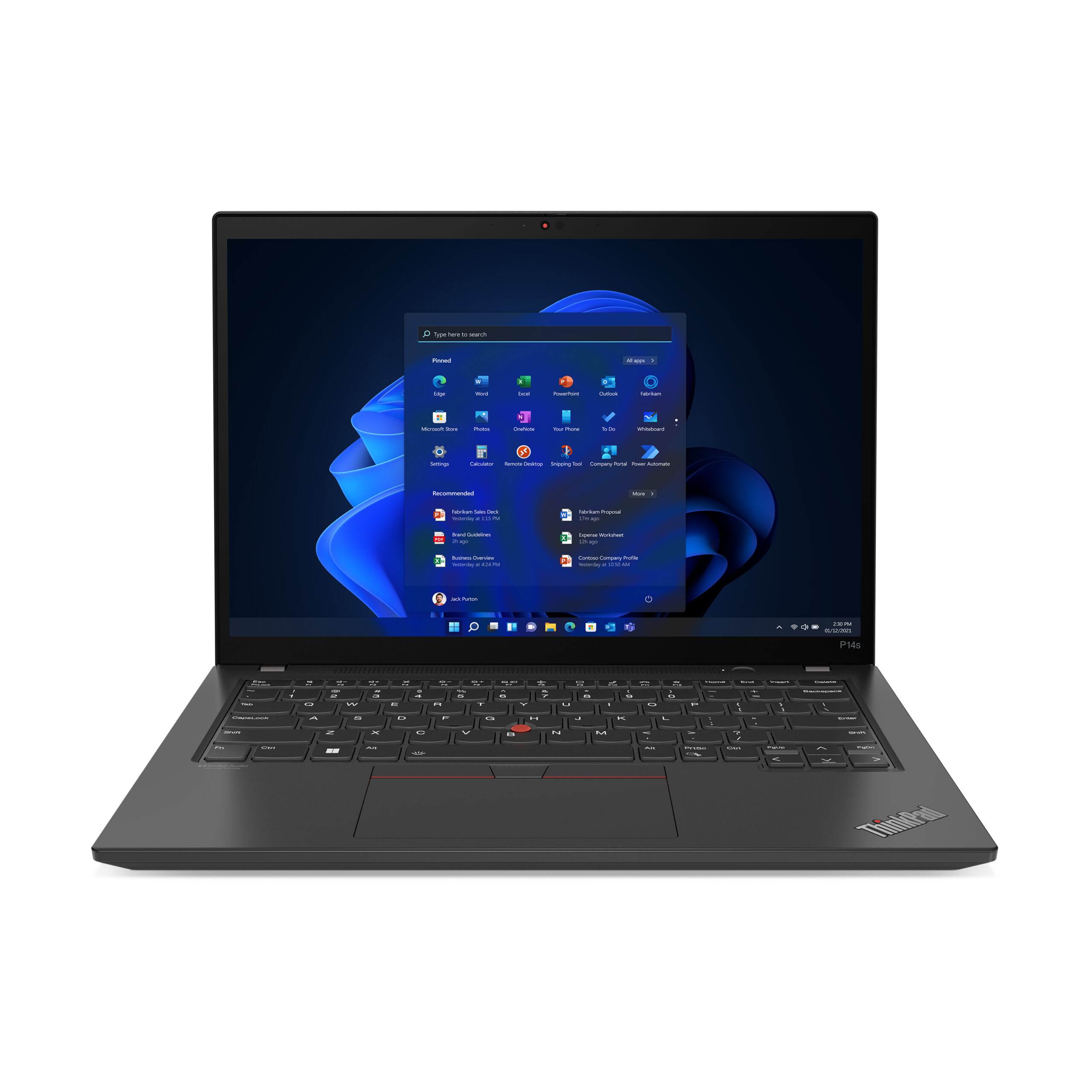 LAPTOP LENOVO THINKPAD P14S G4 14" WUXGA, CI7-1360P 2.20GHZ/16GB/512GB SSD/NVIDIA RTX A500/WIN11 PRO 64-BIT, 21HG000VLM