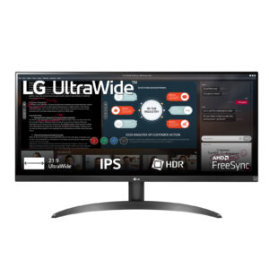 MONITOR 29" LG 29WP500-B LED/ULTRAWIDE/PANEL IPS/2560X1080/FHD/FREESYNC/5MS/75HZ/HDMI/NEGRO