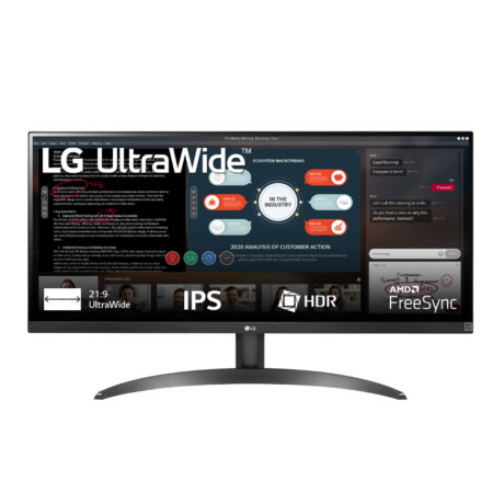 Monitor 29″ LG 29Wp500-B LED/Ultrawide/Panel IPS/2560X1080/FHD/Freesync/5Ms/75Hz/HDMI/Negro