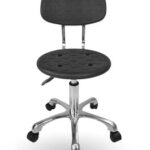 Silla De Trabajo Móvil Giratoria Negra - 406429, Brobotix