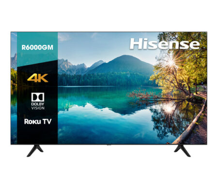 Tv LED 58″ Hisense 58R6000Gm Smart Tv/4K Ultra HD/Widescreen/HDMI/WiFi/Negro