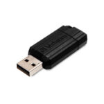 Memoria USB Flash 32Gb Verbatim 70062 Pinstripe, Color Negro 10Pack