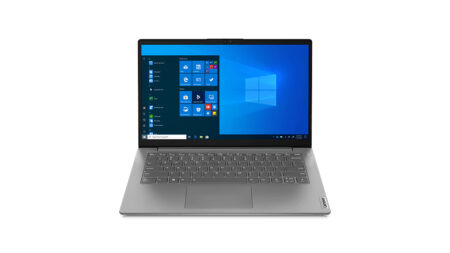 Laptop Lenovo V14 G2 14″ AMD R5 5500U/8Gb/256Gb SSD/Windows 10 Pro/Color Gris, 82Kc0083Lm