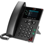 Telefono IP Poly Vvx 89B62Aaac3/4Lineas PoE/2Puertos Gigabit/Color Negro