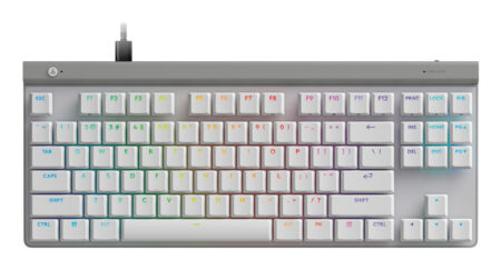 Teclado Logitech G G515 Tkl Whit USB-A Rgb Teclas Ptb Keyctrl