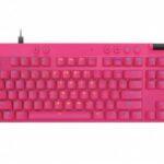 Teclado Logitech G Pro X Tkl Ra Pid Magenta Int Mag-Analo Rgb USB-A