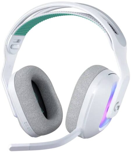 G522 Lightspeed White 981-001549 Audífonos Con Micrófono Diseñados Para Gaming De Pc De Alto Rendimiento –