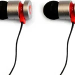 Audifonos Auriculares C/Microfono Getttech Soft, Negro/Rojo 3.5Mm Mi-1220R