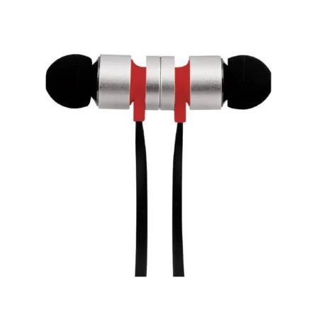 Audifonos Auriculares C/Microfono Getttech Soft, Negro/Rojo 3.5Mm Mi-1220R