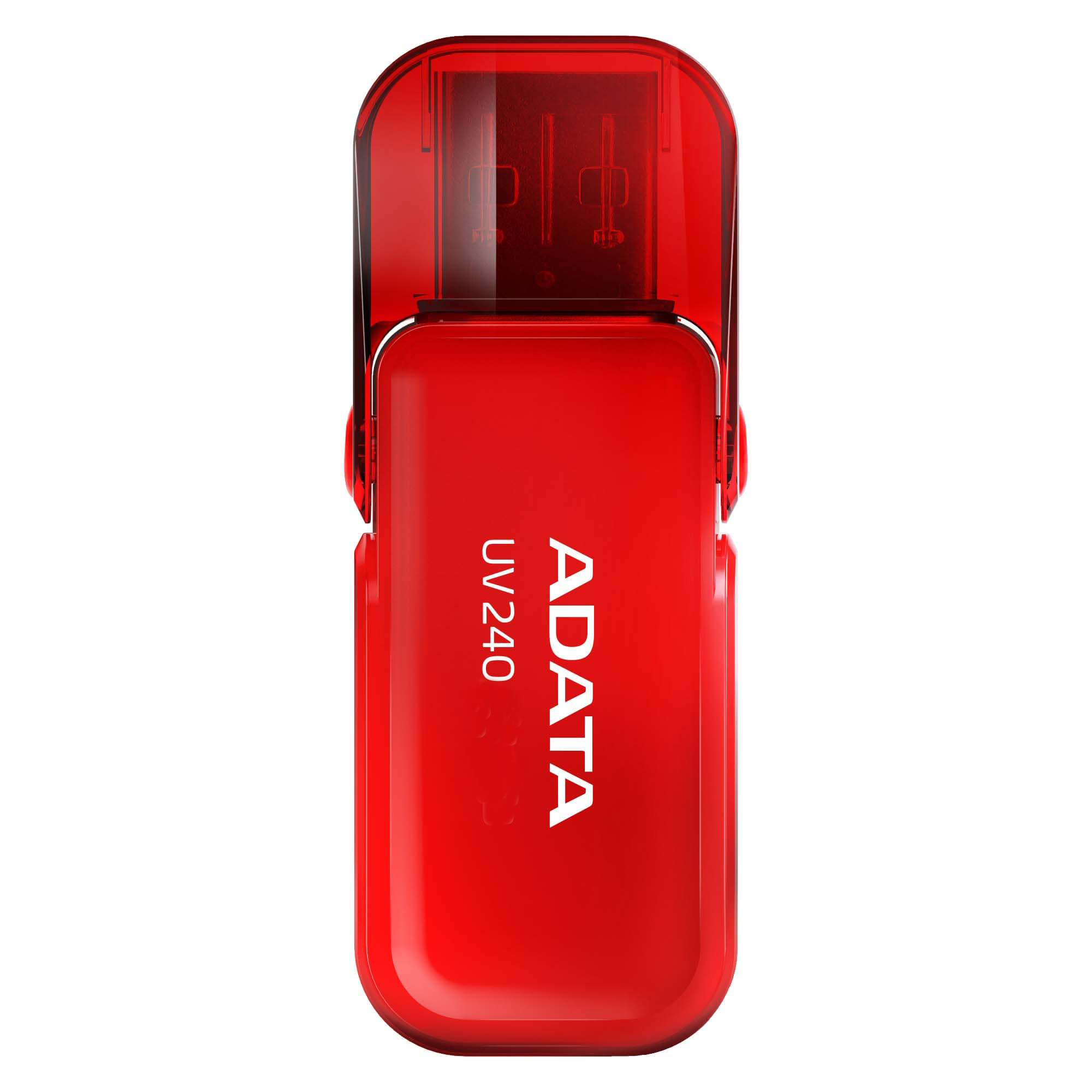 MEMORIA USB 16GB ADATA UV240 ROJO, AUV240-16G-RRD