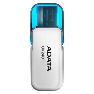 MEMORIA USB2.0 DE 16GB ADATA UV240 COLOR BLANCO AUV240-16G-RWH