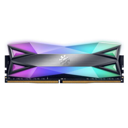 MEMORIA DDR4 ADATA XPG D60 RGB 8GB TITANIO 3200MHZ, AX4U32008G16A-ST60
