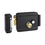 Cerradura Electrica Con Boton De Salida Accesspro Bl-Accessrimb/Incluye Llave/Exterior/Derecha/Color Negro