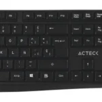 Kit Teclado Y Mouse Inalambrico Multimedia Acteck AC-916622 Negro