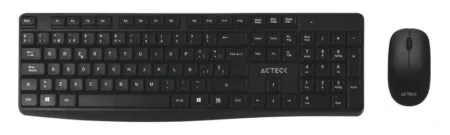 Kit Teclado Y Mouse Inalambrico Multimedia Acteck AC-916622 Negro