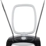 Antena Para Tv Steren Ant-9024 Uhf, Minimalista, Interior, Negro