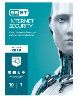 Antivirus Eset Internet Security 10 Licencias, 1 Año, Int1020