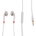Audifonos Auricular C/Microfono Getttech Mi-1440R Sharp/Track 1.2 Metros, 3.5Mm, Blanco/Rojo
