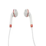 Audifonos Auricular C/Microfono Getttech Mi-1440R Sharp/Track 1.2 Metros, 3.5Mm, Blanco/Rojo