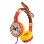 Diadema Audifono Necnon Alambrico Nbhk-Pug/Kids/3.5Mml/Color Rojo-Cafe, Nbakpg0295
