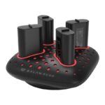 Base Cargador Balam Rush Br-943635 Para Controles/4 Baterias Xbox One Y Series/Litio/1400Mah/10 A 15Hrs Tiempo De Uso/Negro